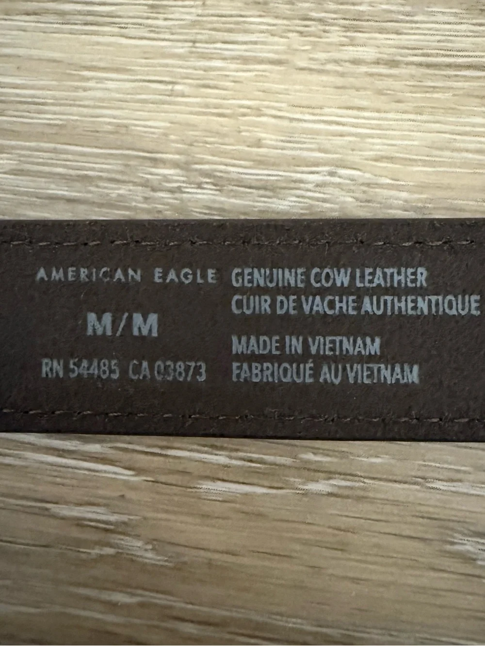 🤎American Eagle Brown suede belt with floral buckle - size medium 🤎